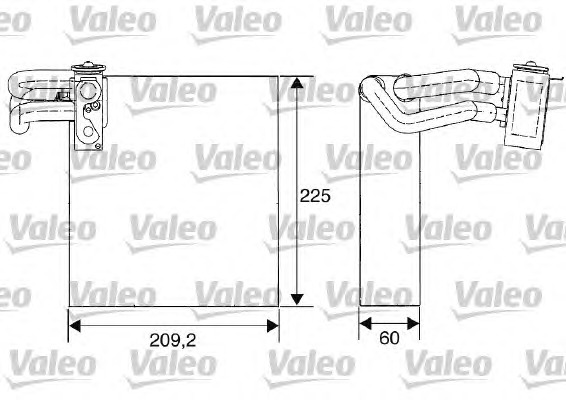 VALEO Párologtató TD243_VALEO