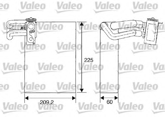 VALEO Párologtató TD258_VALEO