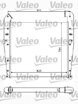 VALEO Töltőlevegő hűtő 817772_VALEO