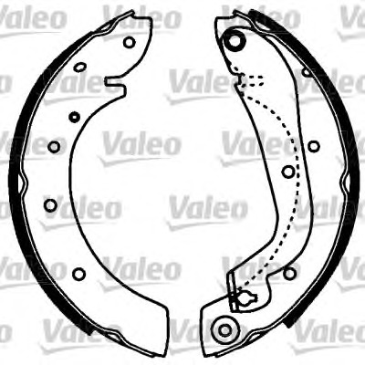 VALEO Fékpofa 553811_VALEO