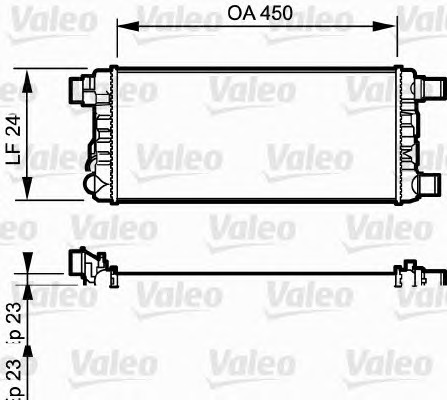 VALEO Vízhűtő 730309_VALEO