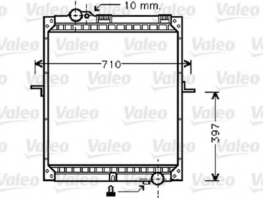 VALEO Vízhűtő 733420_VALEO