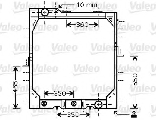 VALEO Vízhűtő 733424_VALEO