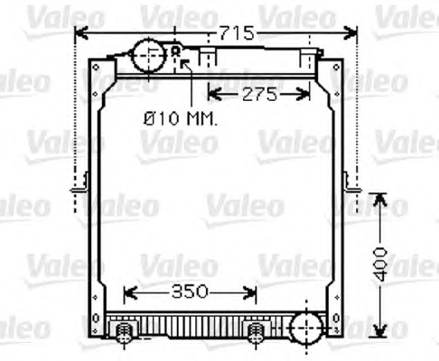 VALEO Vízhűtő 733425_VALEO