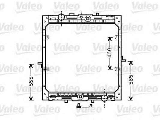 VALEO Vízhűtő 732553_VALEO