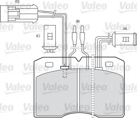 VALEO Első fékbetét 598585_VALEO