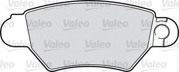 VALEO Hátsó fékbetét 598455_VALEO