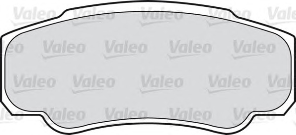 VALEO Hátsó fékbetét 541738_VALEO