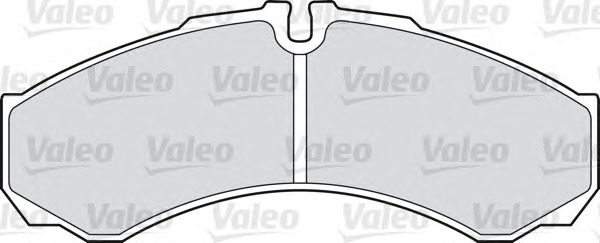 VALEO Hátsó fékbetét 541662_VALEO