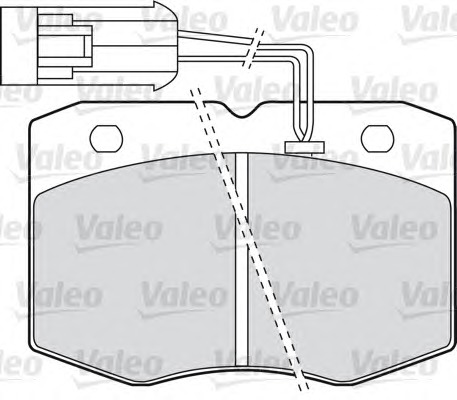 VALEO Első fékbetét 598586_VALEO