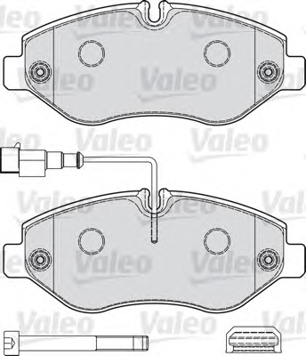 VALEO Első fékbetét 541737_VALEO