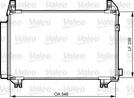 VALEO Klímahűtő 814224_VALEO