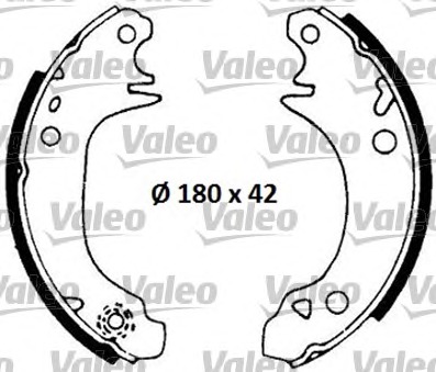 VALEO Fékpofa 553623_VALEO