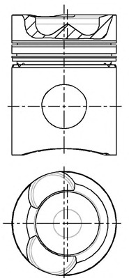 NURAL Dugattyú 87-405600-60