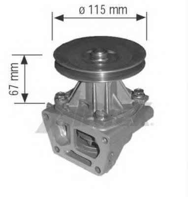 AIRTEX Vízpumpa házzal 1288AIR