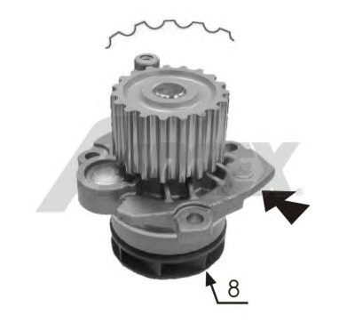 AIRTEX Vízpumpa 1669AIR