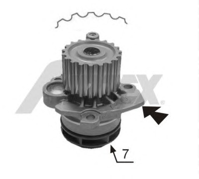 AIRTEX Vízpumpa 1775AIR