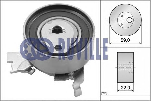 RUVILLE Feszítőgörgő, vezérműszíj 55315RUV