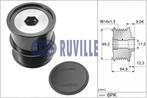 RUVILLE Generátor szabadonfutó 55267_RUV