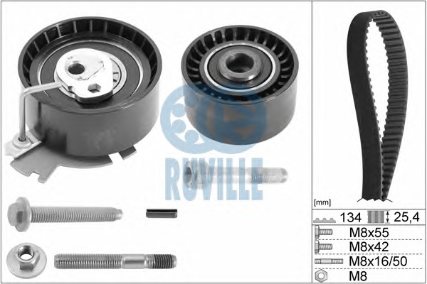 RUVILLE Vezérműszíj készlet 5663870RUV