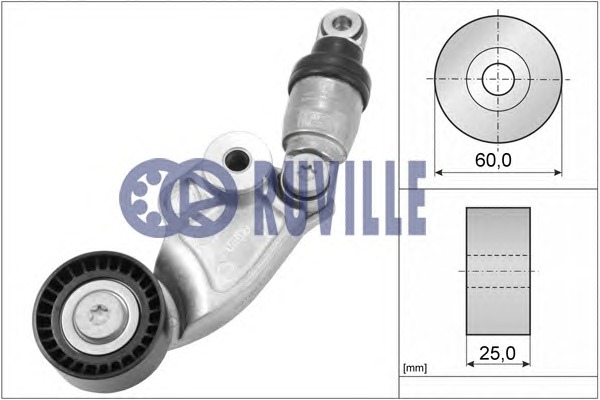 RUVILLE Feszítőgörgő, vezérműszíj 57060_RUV