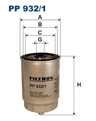 FILTRON Üzemanyagszűrő PP932/1_FIL