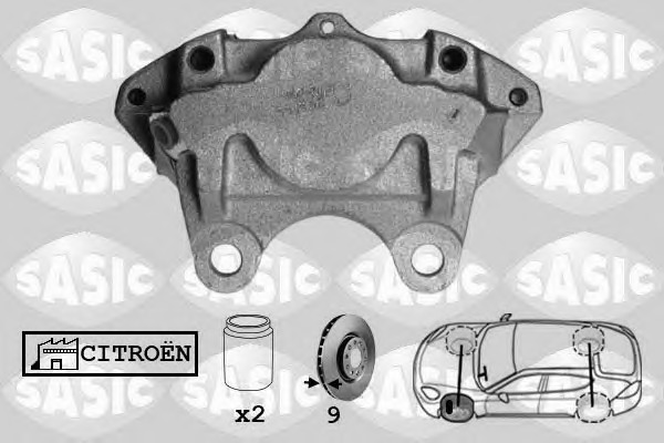 SASIC Féknyereg SCA0122_SAS