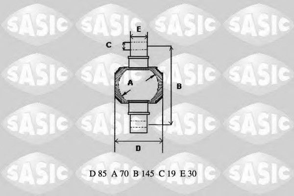 SASIC Lengőkar felújító készlet T771007_SAS