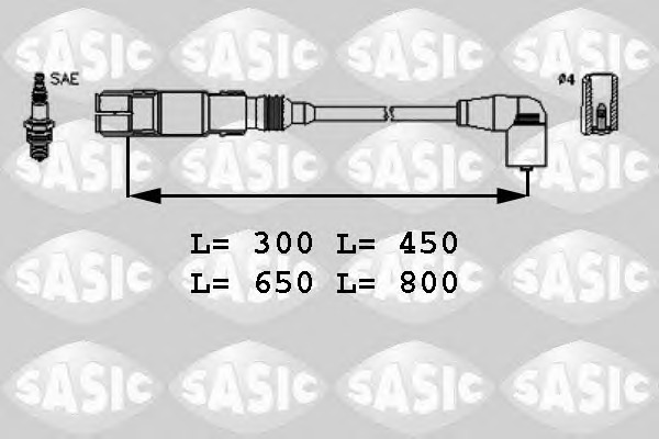 SASIC Gyújtókábel készlet 9286040_SAS