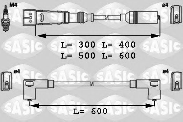 SASIC Gyújtókábel készlet 9286020_SAS