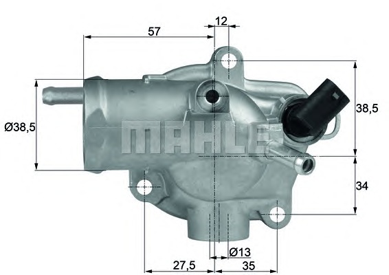 MAHLE Termosztát TH1392_MAHLE