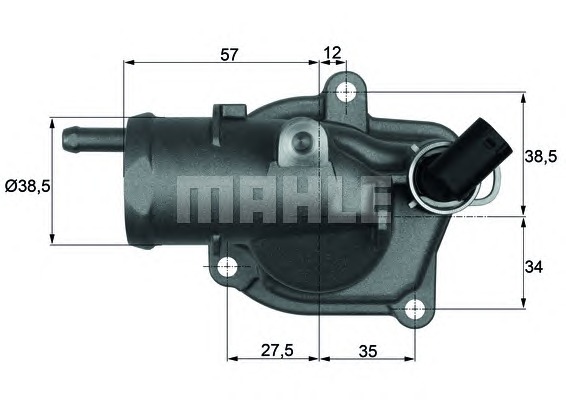 MAHLE Termosztát TI3192_MAHLE