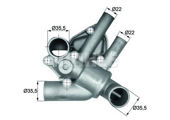 MAHLE Termosztát TI6580D_MAHLE