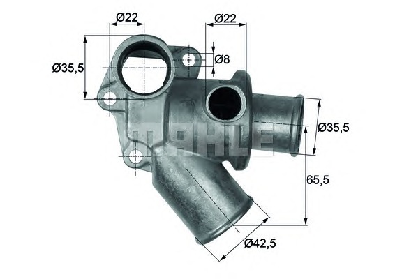 MAHLE Termosztát TI6780D_MAHLE