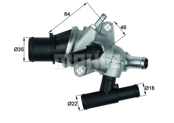 MAHLE Termosztát TI9583_MAHLE