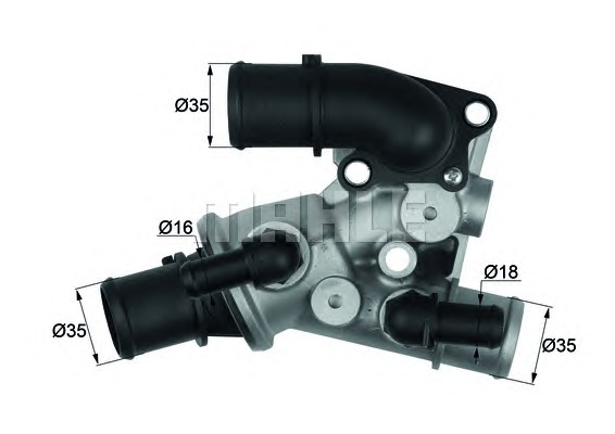 MAHLE Termosztát TI10280D_MAHLE