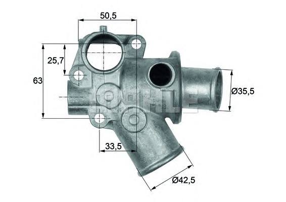 MAHLE Termosztát TI11280D_MAHLE