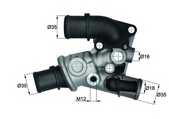 MAHLE Termosztát TI13180D_MAHLE