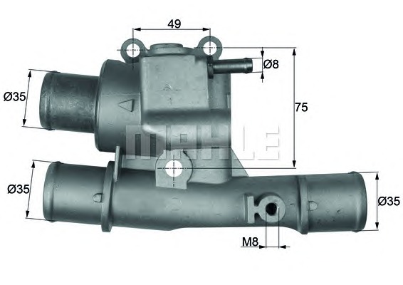 MAHLE Termosztát TI14188_MAHLE