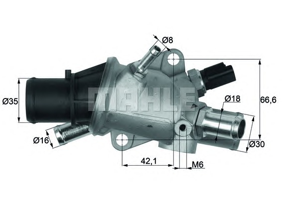 MAHLE Termosztát TI16988_MAHLE