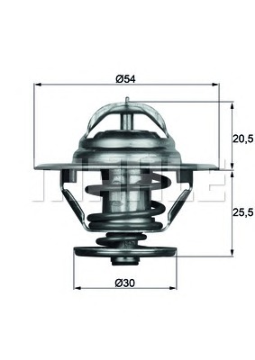 MAHLE Termosztát TX979_MAHLE