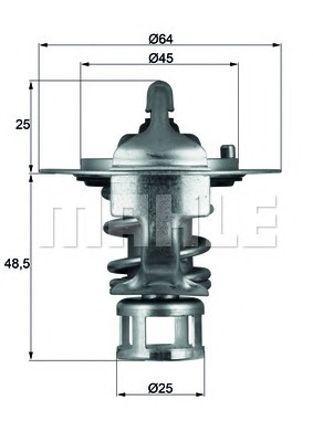 MAHLE Termosztát TX6577_MAHLE