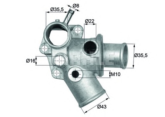 MAHLE Termosztát TI19682D_MAHLE