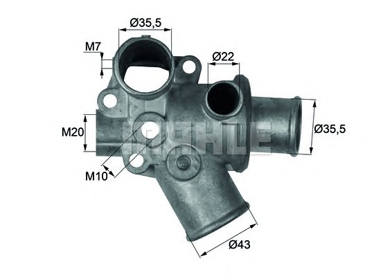 MAHLE Termosztát TI9480D_MAHLE