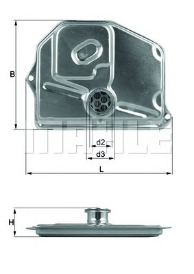 MAHLE Szűrő, automataváltó HX47_MAHLE