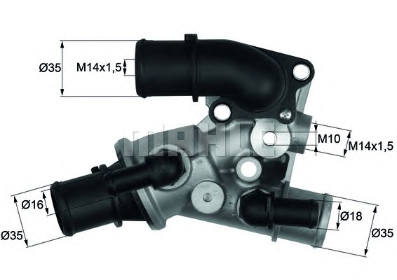 MAHLE Termosztát TI10180D_MAHLE