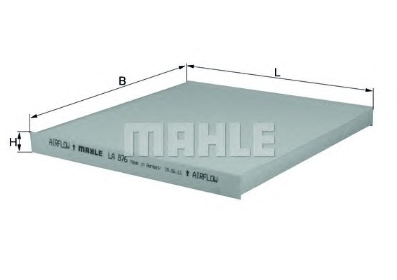 MAHLE Pollenszűrő LA876_MAHLE