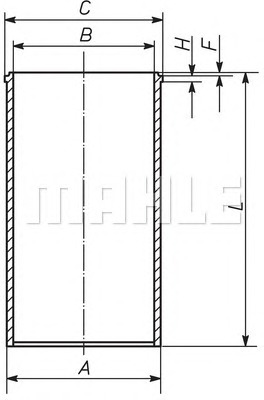 MAHLE Hengerpersely 213WT02_MAHLE