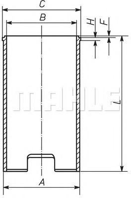 MAHLE Hengerpersely 029WV13_MAHLE