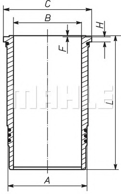 MAHLE Hengerpersely 209WN17_MAHLE